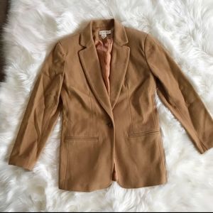 J. Crew Wool Blazer Camel Size 4